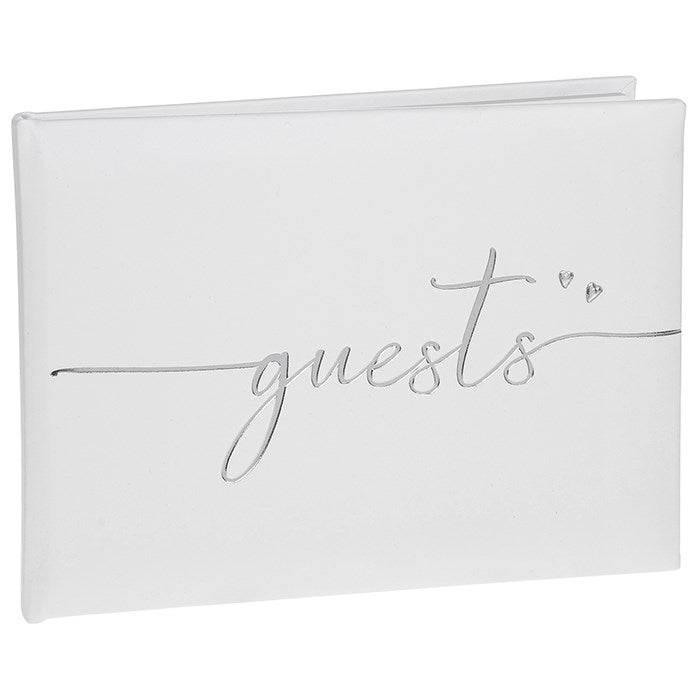 Modern Script Guest Book