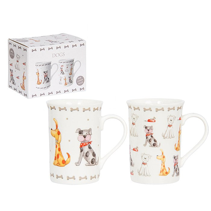 Faithful Friends  Dog Mug - Set of 2