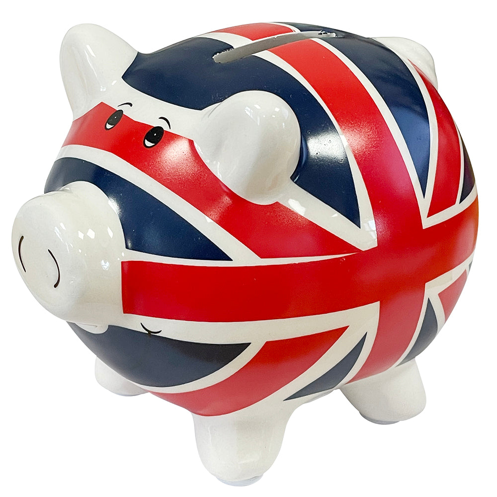 Union Jack Piggy Money Bank