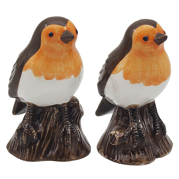 Robins Ceramic Salt and Pepper Set