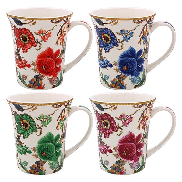 Anthina Fine China Mugs Set of Four