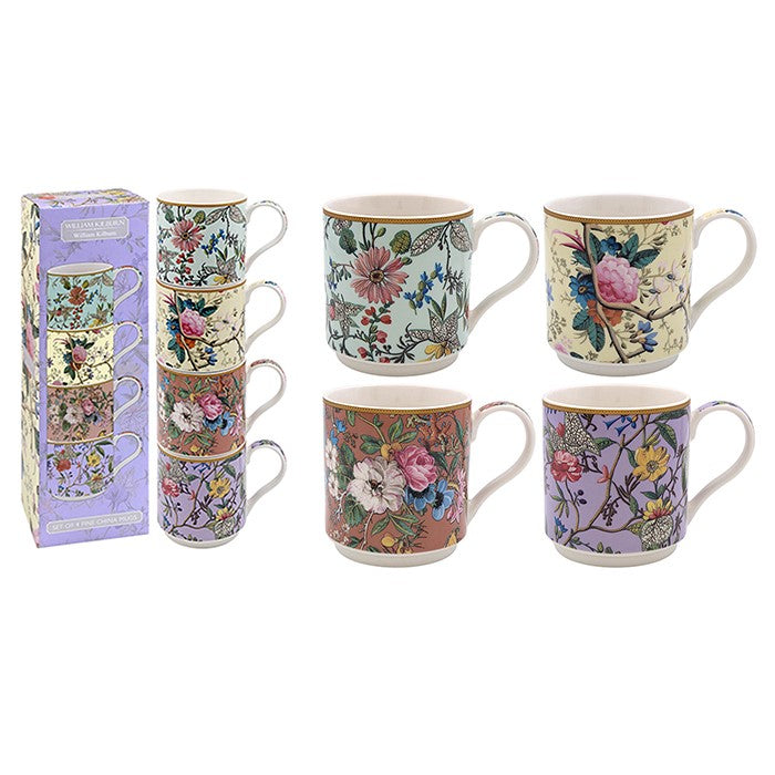 William Kilburn Stacking Mugs - Set of 4