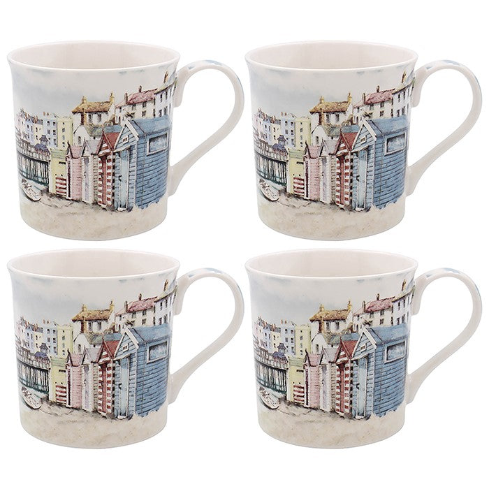 Sandy Bay Fine China Mugs Set of Four