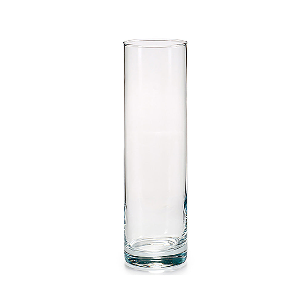 Cylindrical Glass Vase - 26.5cm