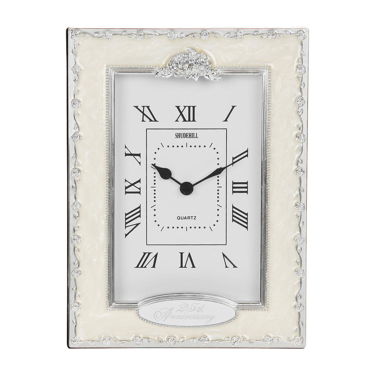 25th Anniversary Table Clock