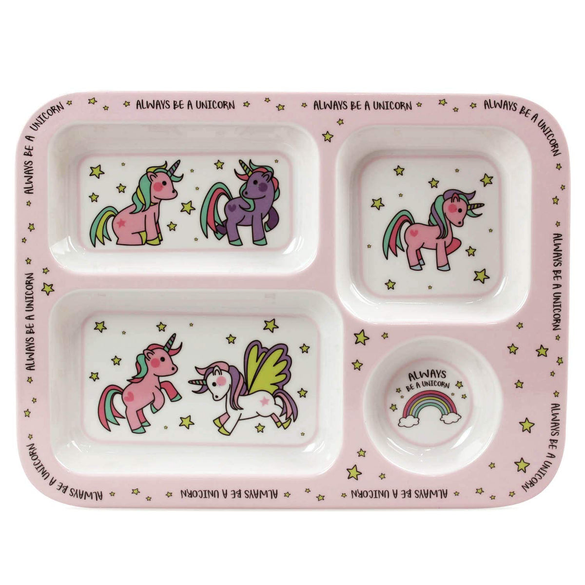 Melamine Unicorn Food Tray