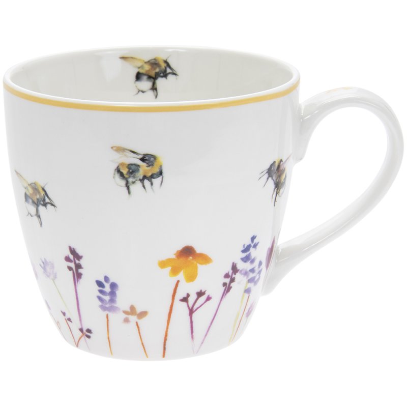 Busy Bees Fine China Breakfast Mug